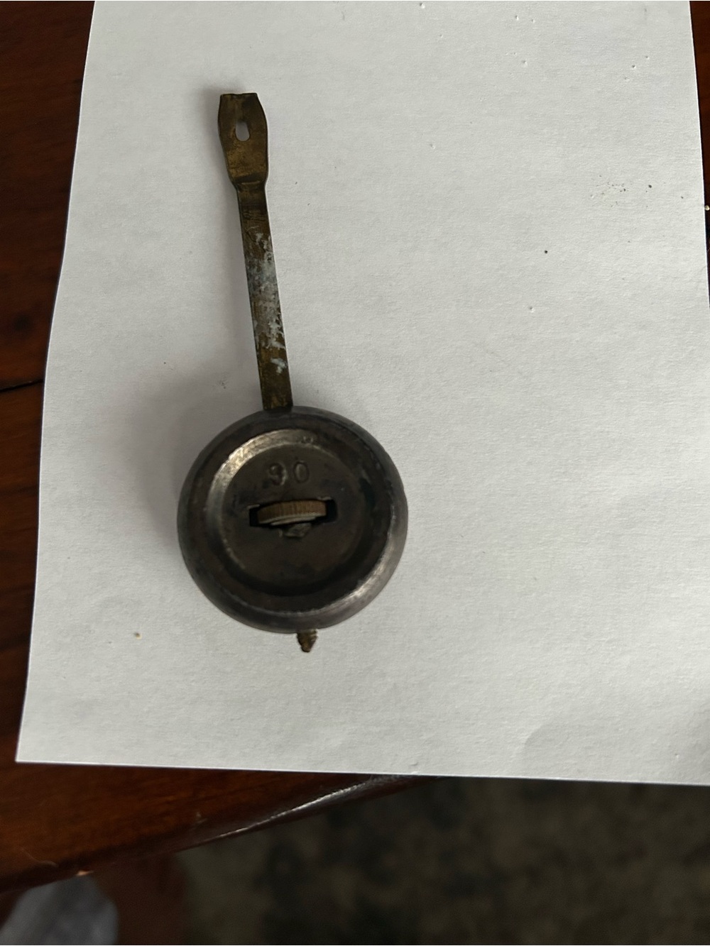 Vintage Pendulum Bob for shelf/mantel clock